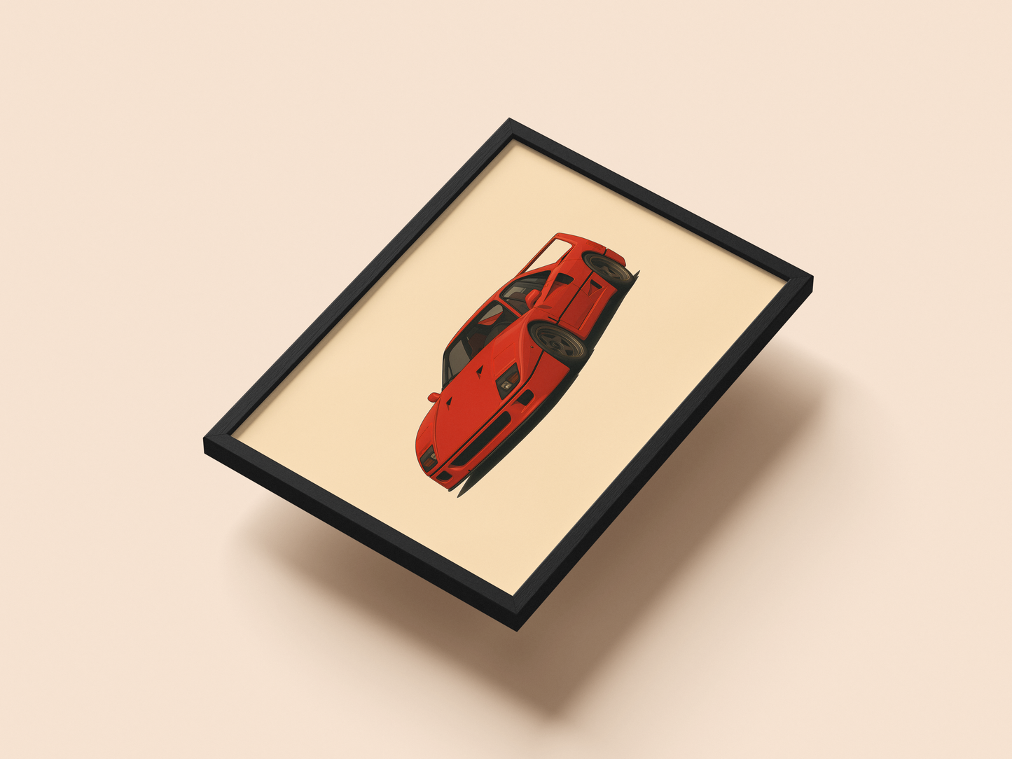 Ferrari F40 Poster