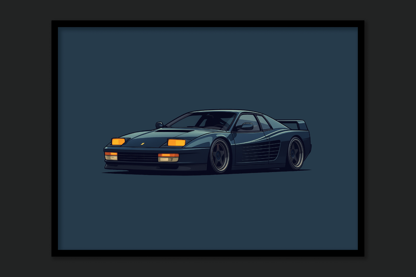 Ferrari Testarossa Poster
