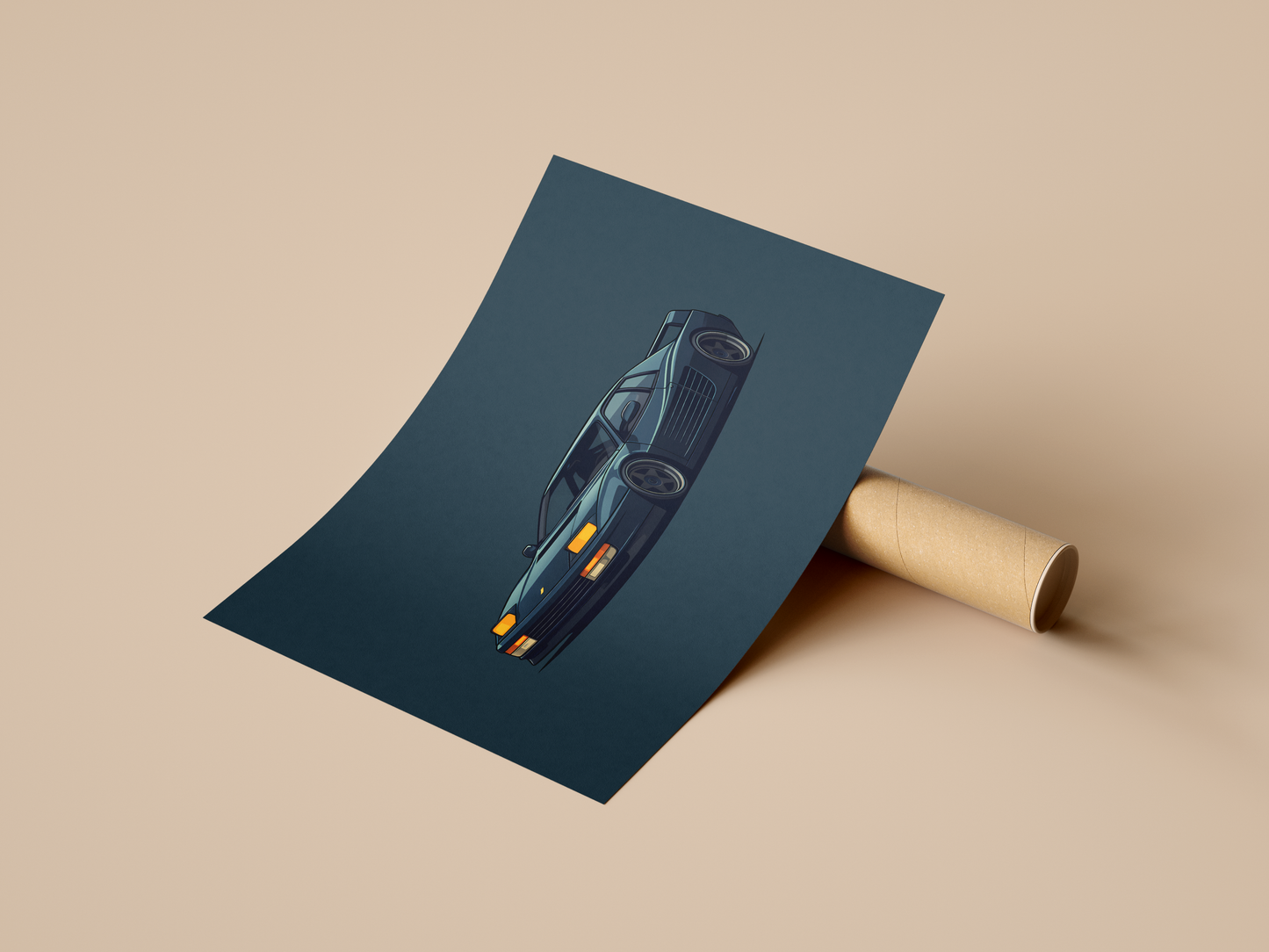 Ferrari Testarossa Poster