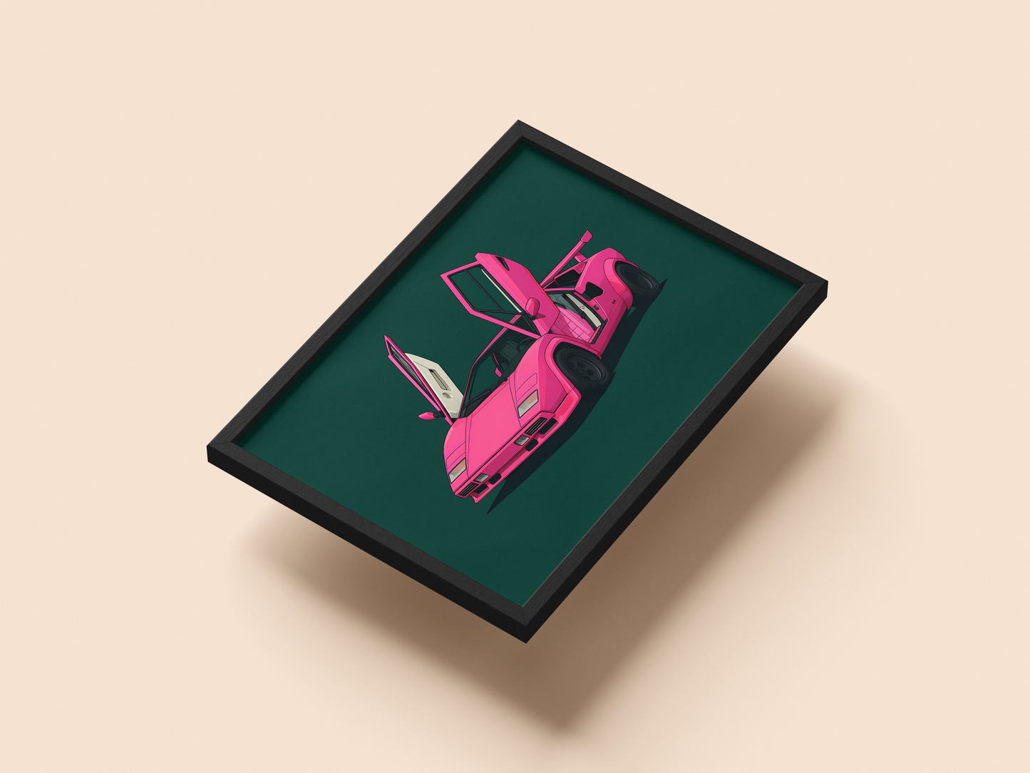 Lamborghini Countach Poster