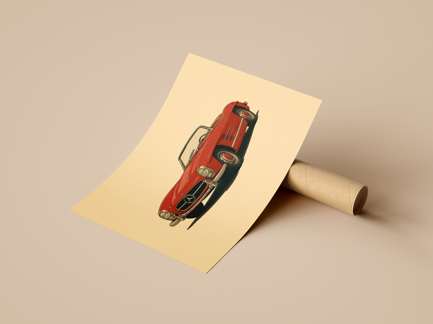 Mercedes 300 SL Poster