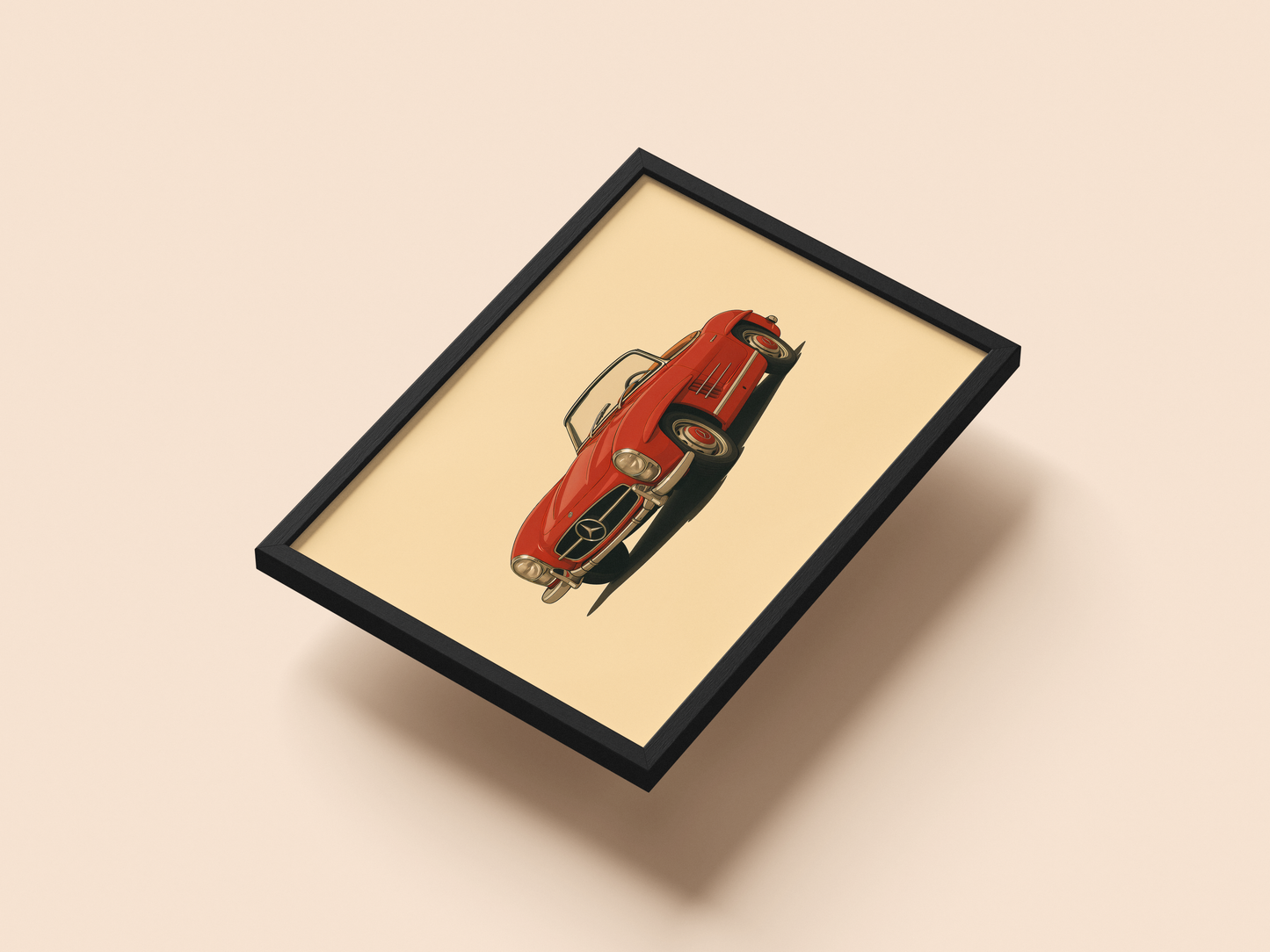 Mercedes 300 SL Poster