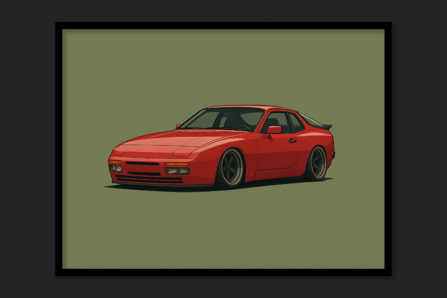 Porsche 944 Poster