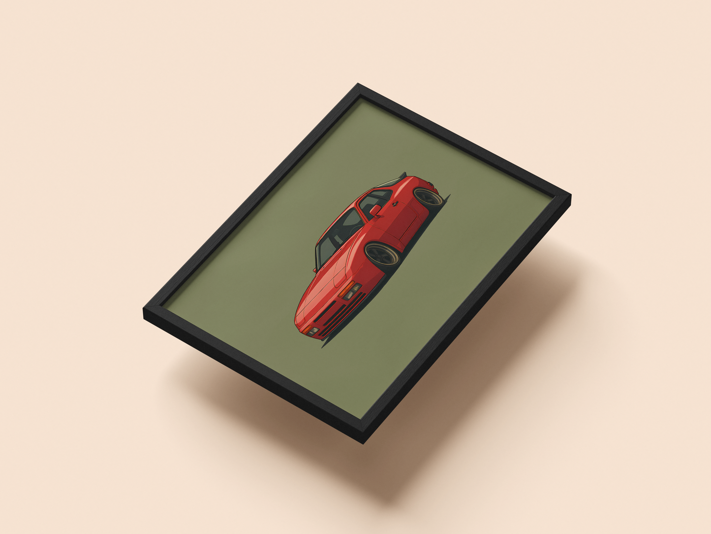 Porsche 944 Poster