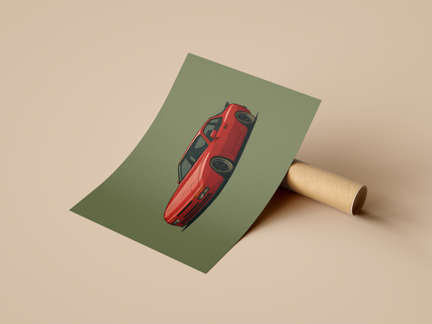 Porsche 944 Poster