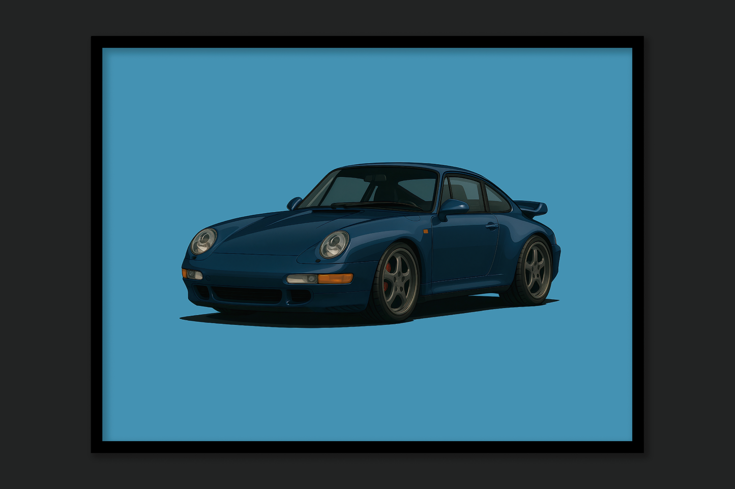 Porsche 993 Turbo Poster
