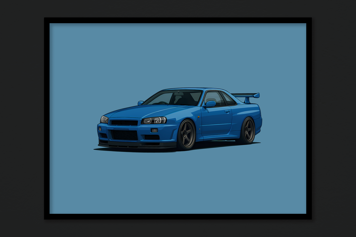 Nissan R34 Skyline Poster