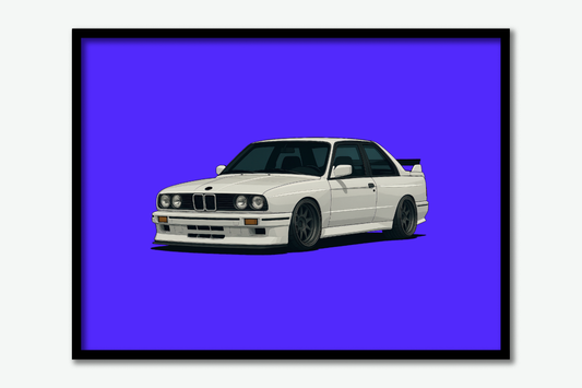 BMW E30 Poster