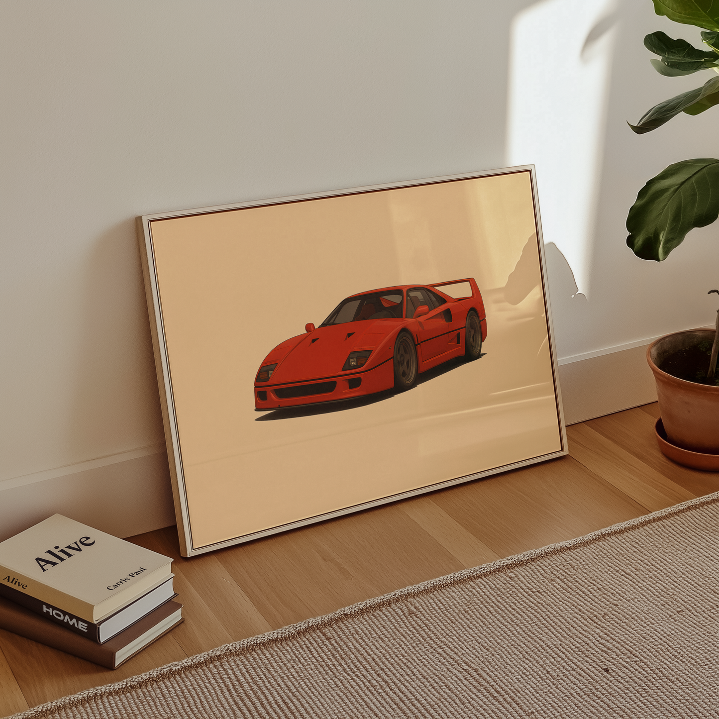 Ferrari F40 Poster