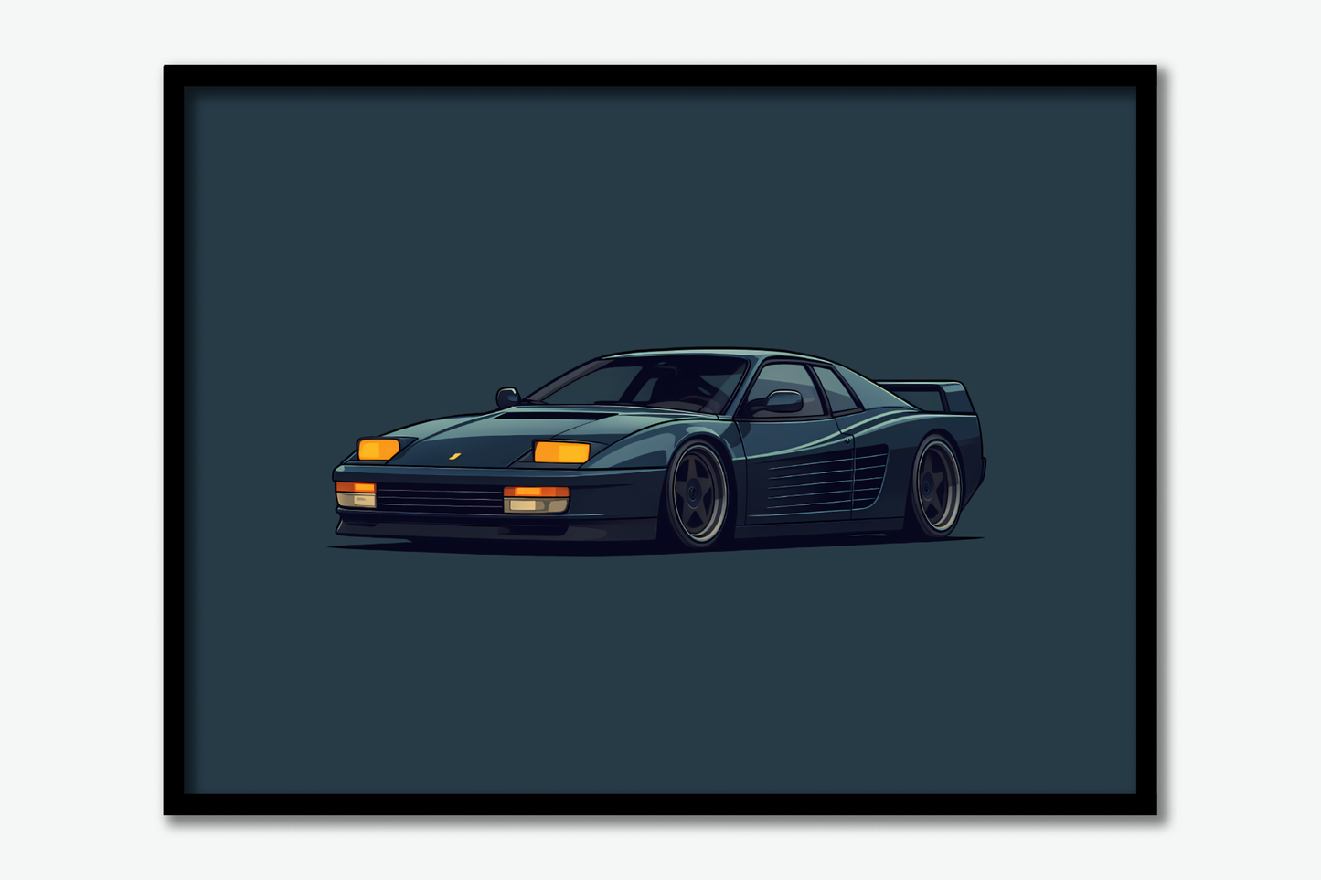 Ferrari Testarossa Poster