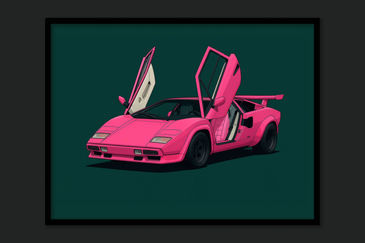 Lamborghini Countach Poster