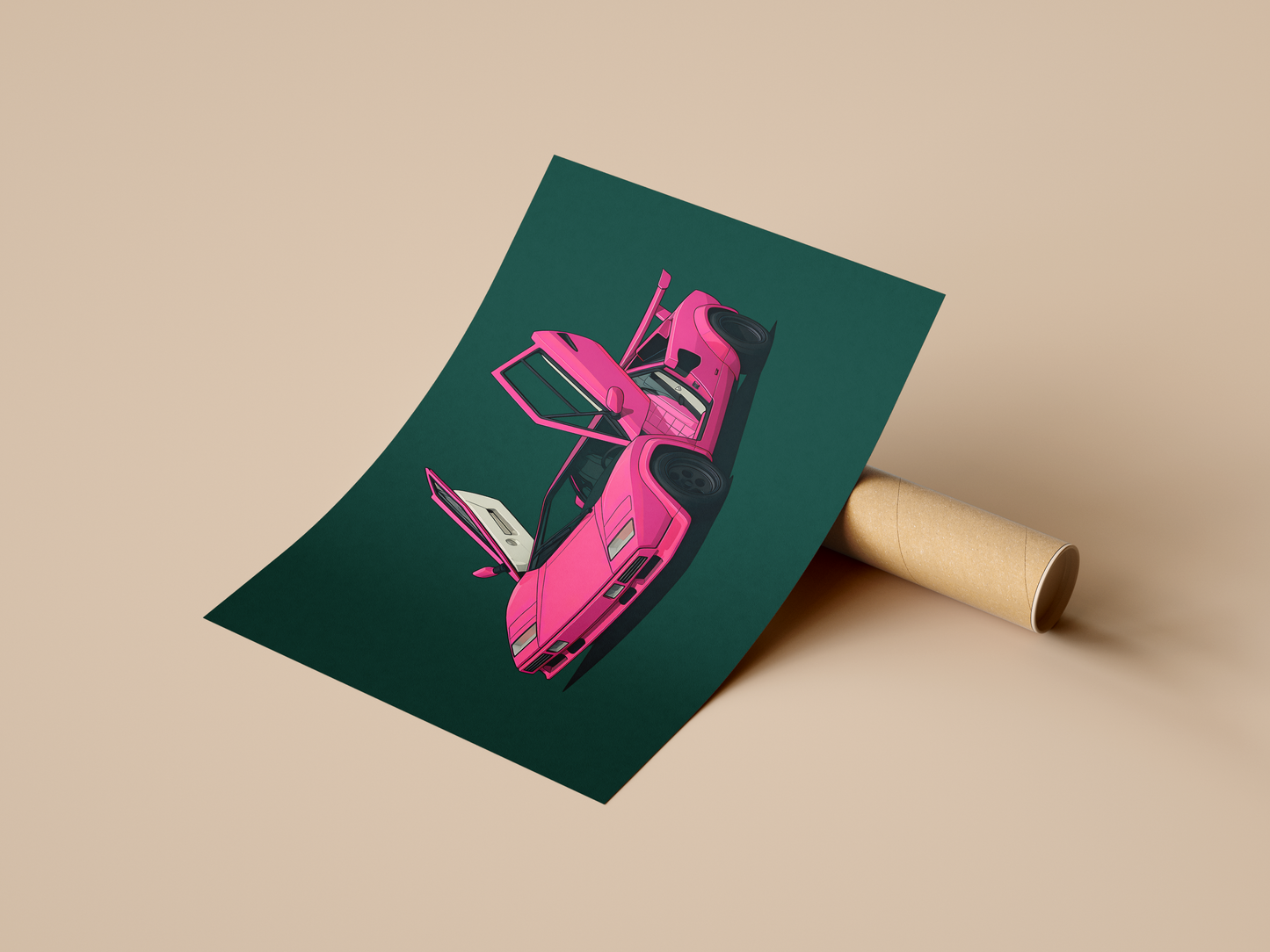 Lamborghini Countach Poster
