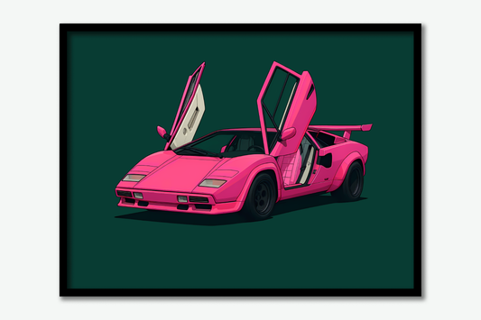Lamborghini Countach Poster