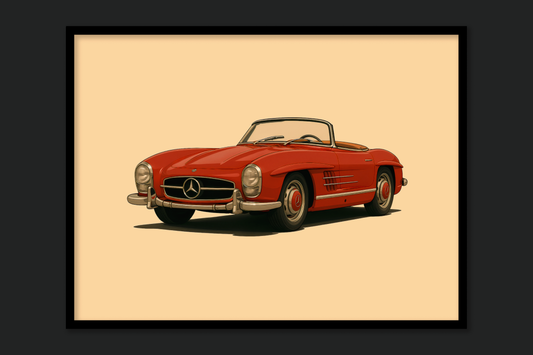 Mercedes 300 SL Poster
