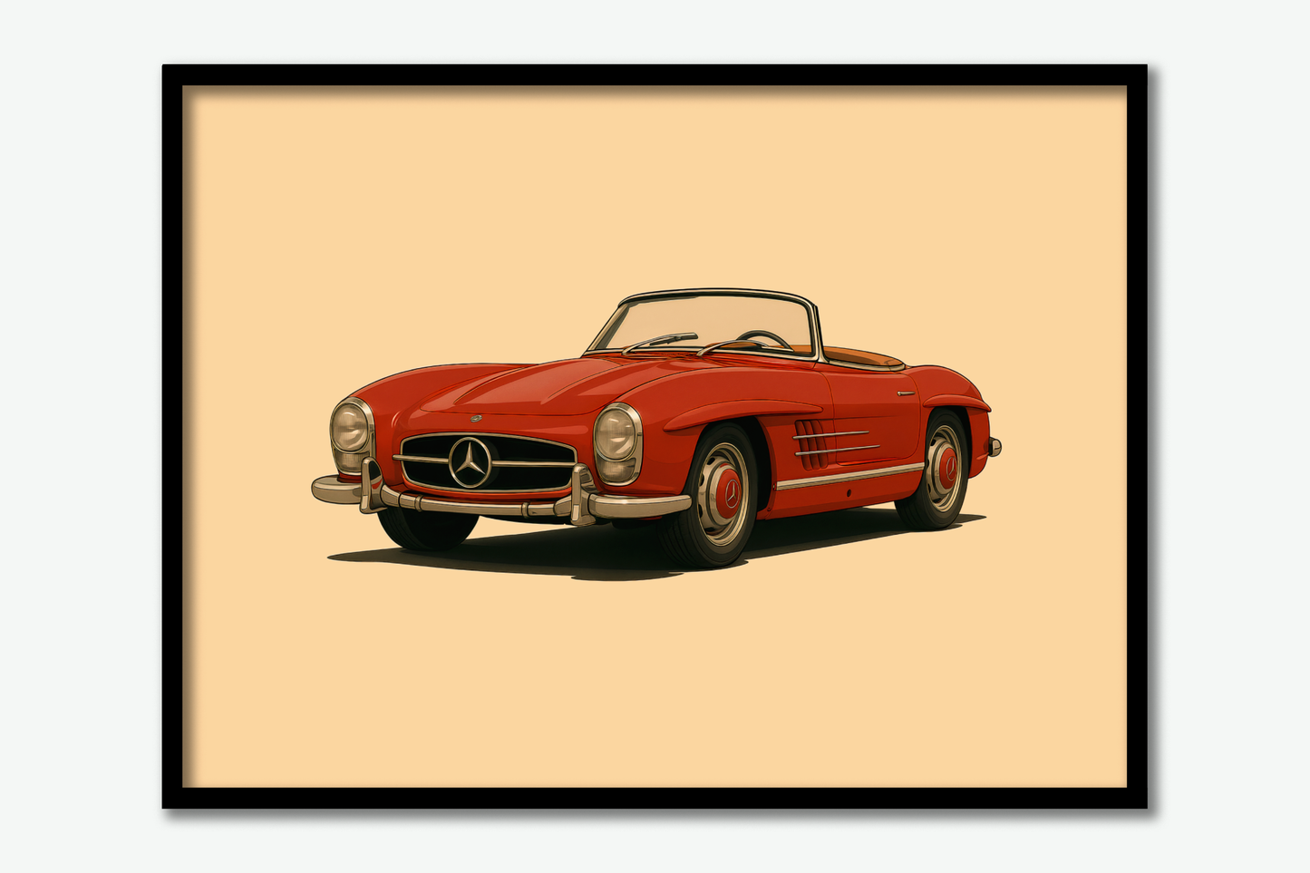 Mercedes 300 SL Poster