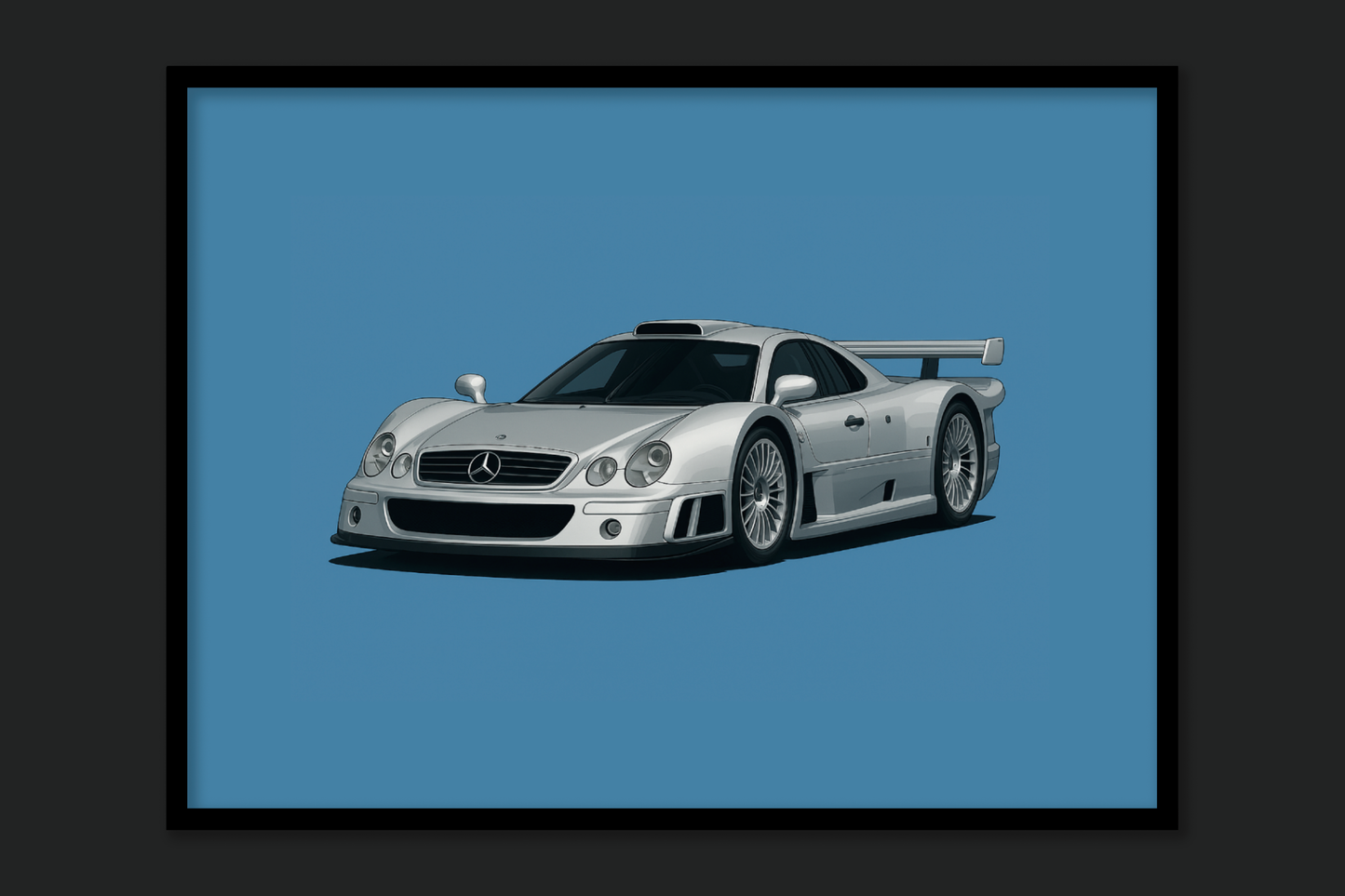 Mercedes CLK GTR Poster