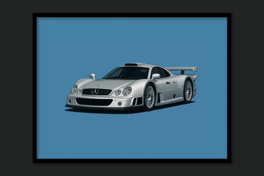 Mercedes CLK GTR Poster