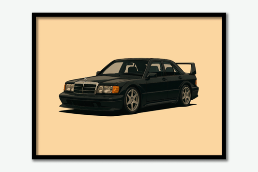 Mercedes E190 EVO Poster