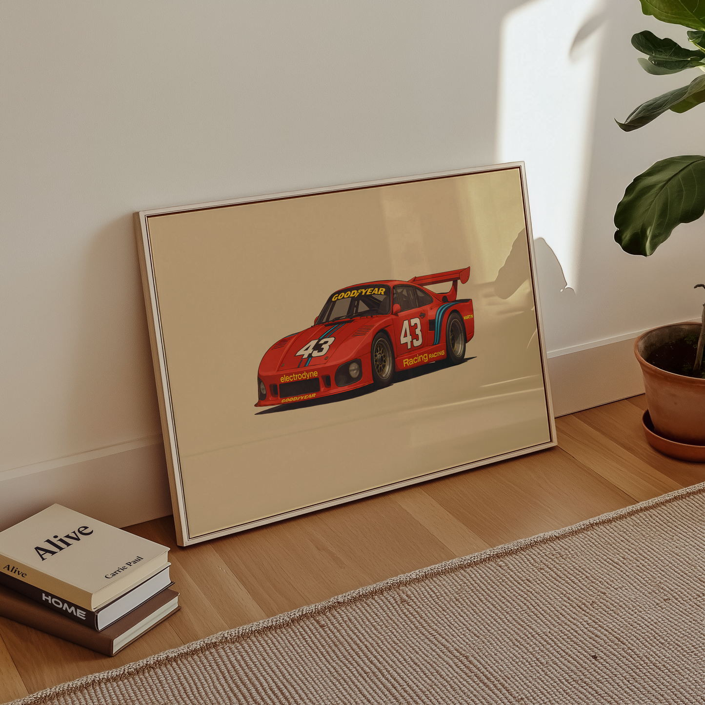 Porsche 935 Racing Poster