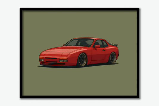 Porsche 944 Poster