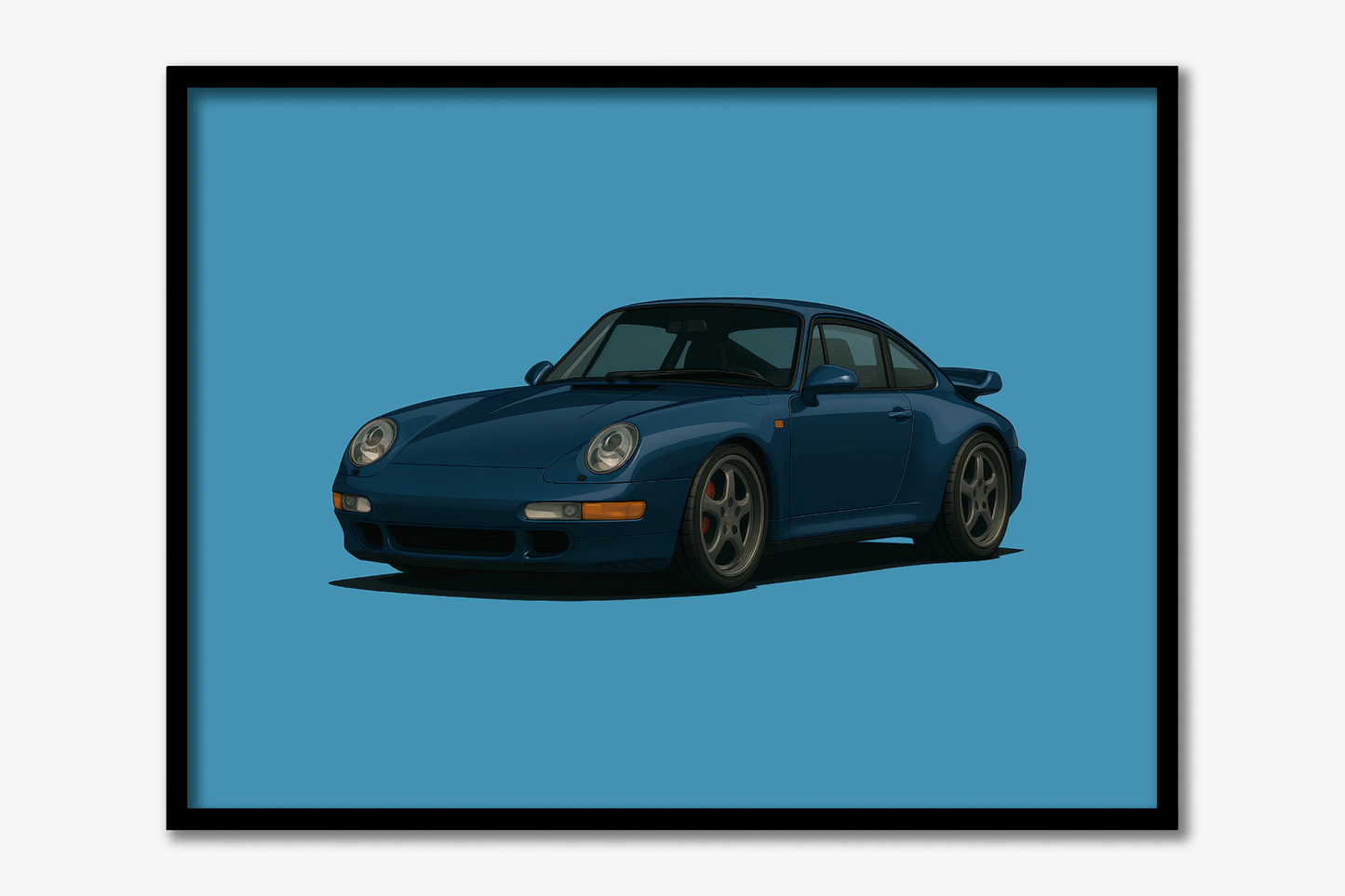 Porsche 993 Turbo Poster