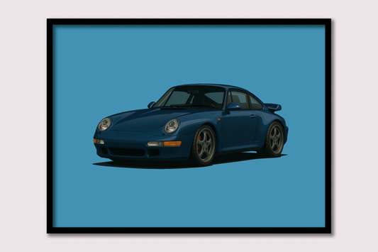 Porsche 993 Turbo Poster