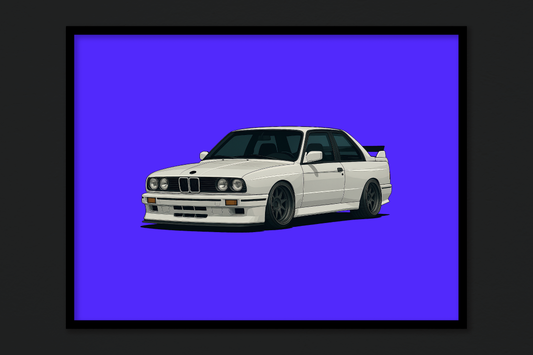 BMW E30 Poster