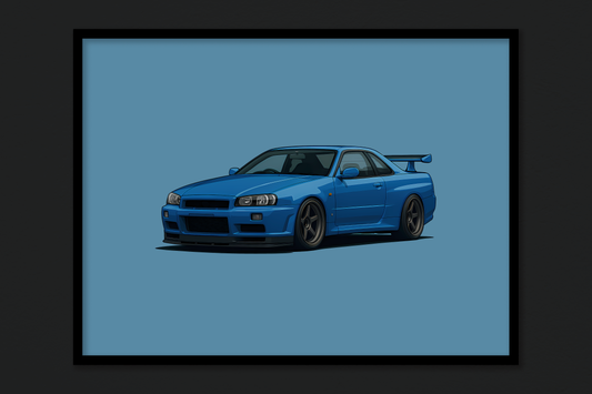 Nissan R34 Skyline Poster